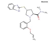 (4R)-1-[2-(allyloxy)benzyl]-4-(1H-benzimidazol-2-ylthio)-N,N-dimethyl-L-prolinamide