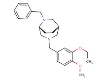 (1S*,5R*)-6-benzyl-3-(3-ethoxy-4-methoxybenzyl)-3,6-diazabicyclo[3.2.2]nonane