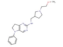 N-{[1-(2-methoxyethyl)pyrrolidin-3-yl]methyl}-5-phenyl-6,7-dihydro-5H-pyrrolo[3,2-d]pyrimidin-2-amine