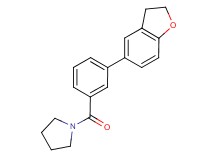 1-[3-(2,3-dihydro-1-benzofuran-5-yl)benzoyl]pyrrolidine