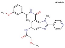 5-[(methoxyacetyl)amino]-N-[(1R)-1-(3-methoxyphenyl)ethyl]-1-methyl-2-(4-pyridinyl)-1H-benzimidazole-7-carboxamide