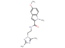 N-[2-(3,5-dimethyl-1H-1,2,4-triazol-1-yl)ethyl]-5-methoxy-1-methyl-1H-indole-2-carboxamide