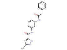 3-methyl-N-{3-[(phenylacetyl)amino]phenyl}-1H-pyrazole-5-carboxamide