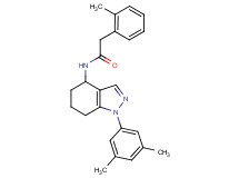N-[1-(3,5-dimethylphenyl)-4,5,6,7-tetrahydro-1H-indazol-4-yl]-2-(2-methylphenyl)acetamide