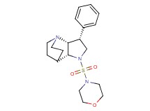 (3R*,3aR*,7aR*)-1-(morpholin-4-ylsulfonyl)-3-phenyloctahydro-4,7-ethanopyrrolo[3,2-b]pyridine