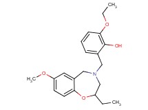 2-ethoxy-6-[(2-ethyl-7-methoxy-2,3-dihydro-1,4-benzoxazepin-4(5H)-yl)methyl]phenol