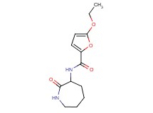 5-ethoxy-N-(2-oxo-3-azepanyl)-2-furamide