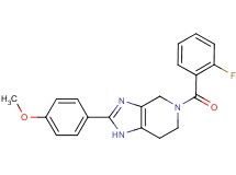 5-(2-fluorobenzoyl)-2-(4-methoxyphenyl)-4,5,6,7-tetrahydro-1H-imidazo[4,5-c]pyridine