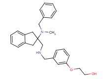 2-(3-{[({2-[benzyl(methyl)amino]-2,3-dihydro-1H-inden-2-yl}methyl)amino]methyl}phenoxy)ethanol