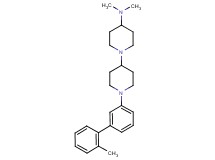 N,N-dimethyl-1'-(2'-methylbiphenyl-3-yl)-1,4'-bipiperidin-4-amine