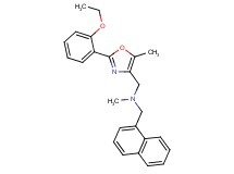1-[2-(2-ethoxyphenyl)-5-methyl-1,3-oxazol-4-yl]-N-methyl-N-(1-naphthylmethyl)methanamine