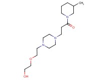 2-(2-{4-[3-(3-methylpiperidin-1-yl)-3-oxopropyl]piperazin-1-yl}ethoxy)ethanol