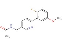 N-{[6-(2-fluoro-5-methoxyphenyl)pyridin-3-yl]methyl}acetamide