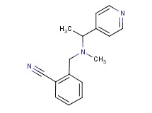 2-{[methyl(1-pyridin-4-ylethyl)amino]methyl}benzonitrile