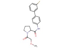 N-(3'-fluoro-4-biphenylyl)-1-(methoxyacetyl)prolinamide