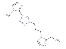 1-[3-(2-ethyl-1H-imidazol-1-yl)propyl]-4-(1-methyl-1H-imidazol-2-yl)-1H-1,2,3-triazole