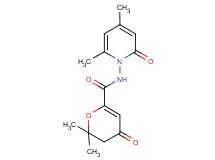 N-(4,6-dimethyl-2-oxopyridin-1(2H)-yl)-2,2-dimethyl-4-oxo-3,4-dihydro-2H-pyran-6-carboxamide