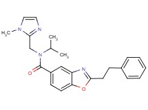 N-isopropyl-N-[(1-methyl-1H-imidazol-2-yl)methyl]-2-(2-phenylethyl)-1,3-benzoxazole-5-carboxamide