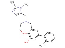4-[(1,2-dimethyl-1H-imidazol-5-yl)methyl]-7-(2-methylphenyl)-2,3,4,5-tetrahydro-1,4-benzoxazepin-9-ol