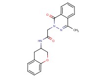 N-(3,4-dihydro-2H-chromen-3-yl)-2-(4-methyl-1-oxo-2(1H)-phthalazinyl)acetamide