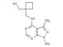 (1-{[(1,3-dimethyl-1H-pyrazolo[3,4-d]pyrimidin-4-yl)amino]methyl}cyclobutyl)methanol