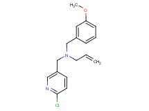 N-[(6-chloropyridin-3-yl)methyl]-N-(3-methoxybenzyl)prop-2-en-1-amine