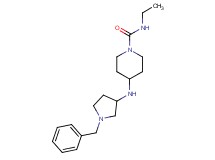 4-[(1-benzylpyrrolidin-3-yl)amino]-N-ethylpiperidine-1-carboxamide