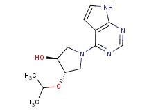 (3S*,4S*)-4-isopropoxy-1-(7H-pyrrolo[2,3-d]pyrimidin-4-yl)pyrrolidin-3-ol