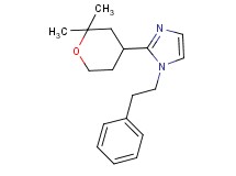 2-(2,2-dimethyltetrahydro-2H-pyran-4-yl)-1-(2-phenylethyl)-1H-imidazole