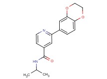 2-(2,3-dihydro-1,4-benzodioxin-6-yl)-N-isopropylisonicotinamide