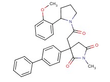 3-(4-biphenylyl)-3-{2-[2-(2-methoxyphenyl)-1-pyrrolidinyl]-2-oxoethyl}-1-methyl-2,5-pyrrolidinedione