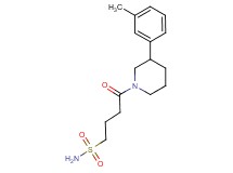 4-[3-(3-methylphenyl)-1-piperidinyl]-4-oxo-1-butanesulfonamide