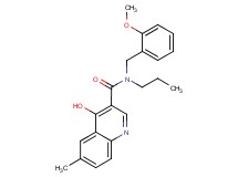 4-hydroxy-N-(2-methoxybenzyl)-6-methyl-N-propyl-3-quinolinecarboxamide