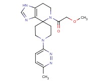 5-(methoxyacetyl)-1'-(6-methylpyridazin-3-yl)-1,5,6,7-tetrahydrospiro[imidazo[4,5-c]pyridine-4,4'-piperidine]