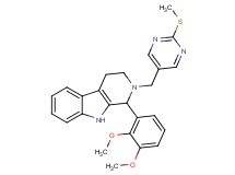 1-(2,3-dimethoxyphenyl)-2-{[2-(methylthio)-5-pyrimidinyl]methyl}-2,3,4,9-tetrahydro-1H-beta-carboline