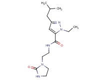 1-ethyl-3-isobutyl-N-[2-(2-oxo-1-imidazolidinyl)ethyl]-1H-pyrazole-5-carboxamide