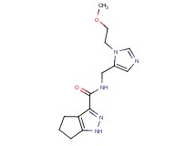 N-{[1-(2-methoxyethyl)-1H-imidazol-5-yl]methyl}-1,4,5,6-tetrahydrocyclopenta[c]pyrazole-3-carboxamide