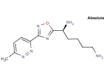 {(1S)-5-amino-1-[3-(6-methyl-3-pyridazinyl)-1,2,4-oxadiazol-5-yl]pentyl}amine dihydrochloride