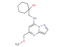 1-({[5-(methoxymethyl)pyrazolo[1,5-a]pyrimidin-7-yl]amino}methyl)cyclohexanol