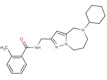 N-[(5-cyclohexyl-5,6,7,8-tetrahydro-4H-pyrazolo[1,5-a][1,4]diazepin-2-yl)methyl]-2-methylbenzamide