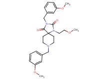 3,8-bis(3-methoxybenzyl)-1-(2-methoxyethyl)-1,3,8-triazaspiro[4.5]decane-2,4-dione
