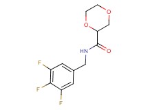N-(3,4,5-trifluorobenzyl)-1,4-dioxane-2-carboxamide