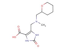 5-{[methyl(tetrahydro-2H-pyran-2-ylmethyl)amino]methyl}-2-oxo-2,3-dihydro-1H-imidazole-4-carboxylic acid