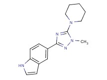 5-(1-methyl-5-piperidin-1-yl-1H-1,2,4-triazol-3-yl)-1H-indole