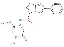 dimethyl N-[(6-phenylimidazo[2,1-b][1,3]thiazol-3-yl)carbonyl]aspartate