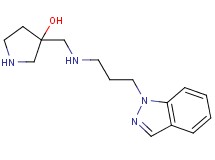 3-({[3-(1H-indazol-1-yl)propyl]amino}methyl)-3-pyrrolidinol dihydrochloride