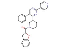 4-[1-(2,3-dihydro-1-benzofuran-2-ylcarbonyl)-3-piperidinyl]-5-phenyl-2-(4-pyridinyl)pyrimidine