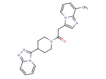 3-{1-[(8-methylimidazo[1,2-a]pyridin-3-yl)acetyl]piperidin-4-yl}[1,2,4]triazolo[4,3-a]pyridine