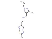 N-[(1-allyl-3-methyl-1H-pyrazol-4-yl)methyl]-2-(2-methylimidazo[2,1-b][1,3,4]thiadiazol-6-yl)ethanamine