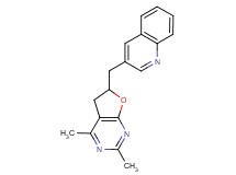 3-[(2,4-dimethyl-5,6-dihydrofuro[2,3-d]pyrimidin-6-yl)methyl]quinoline